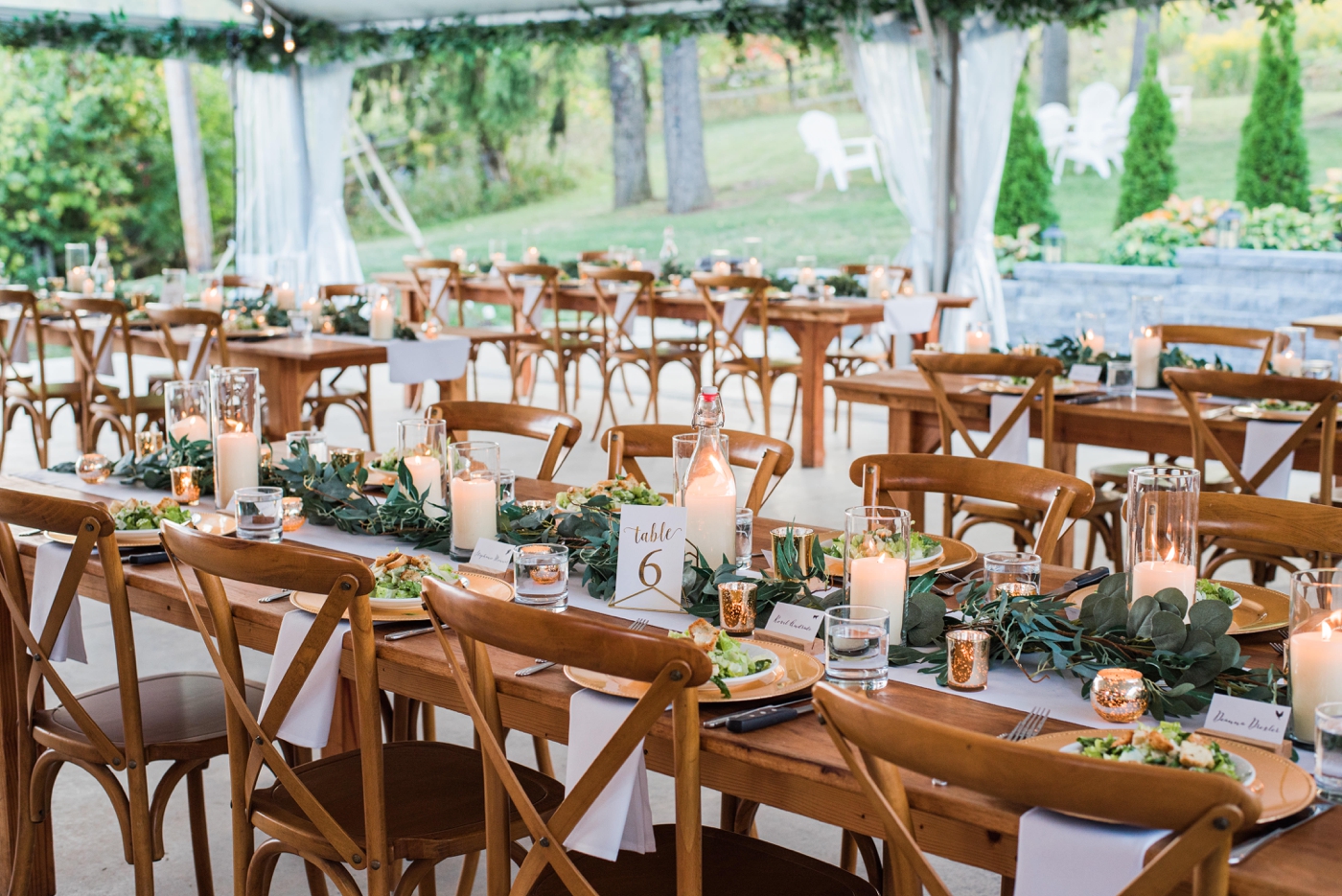 Wedding reception at Crispin Hill in the Finger Lakes