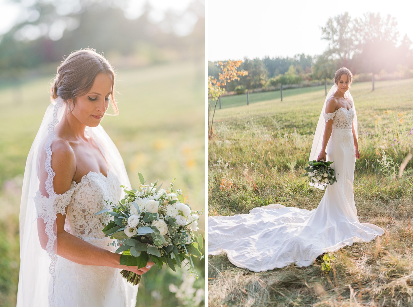 Bride portraits at Crispin Hill