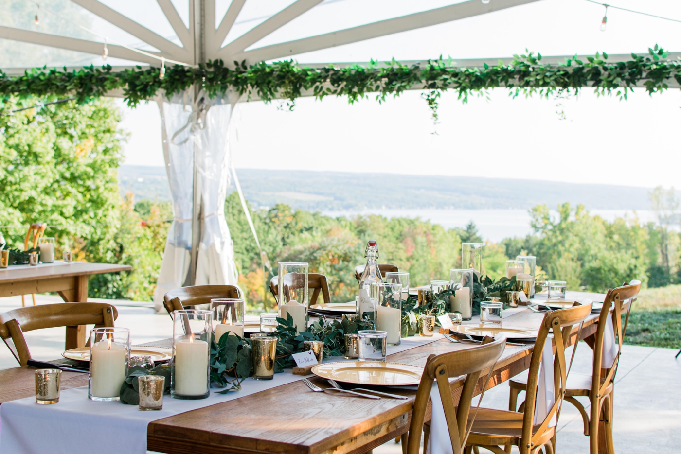 Wedding reception at Crispin Hill in the Finger Lakes