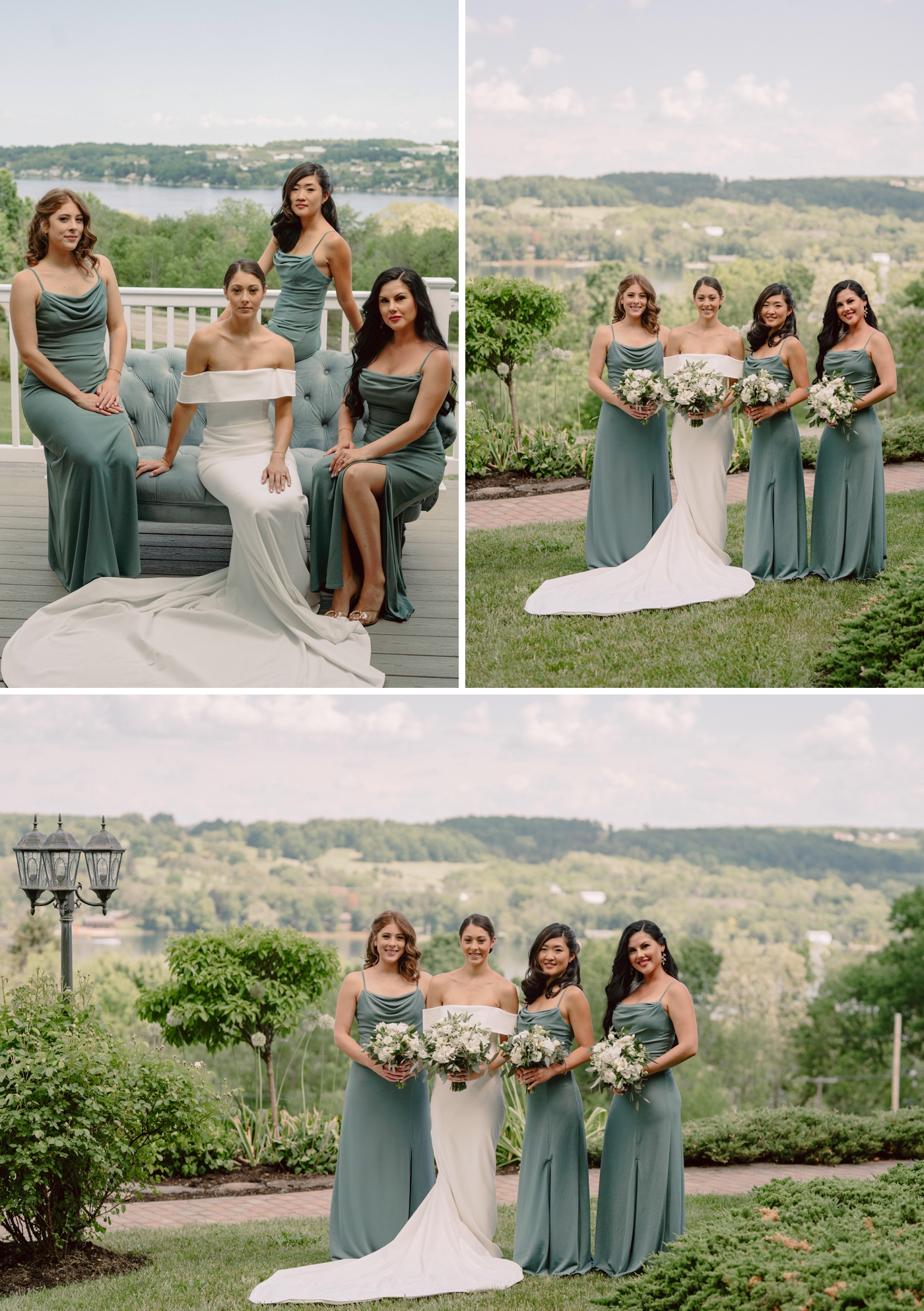 Sage green bridesmaids dresses 