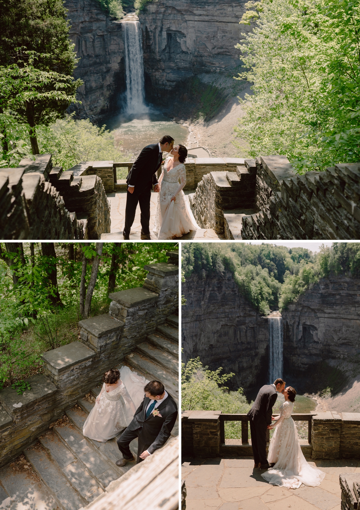 Elopement overlooking Taughannock Falls