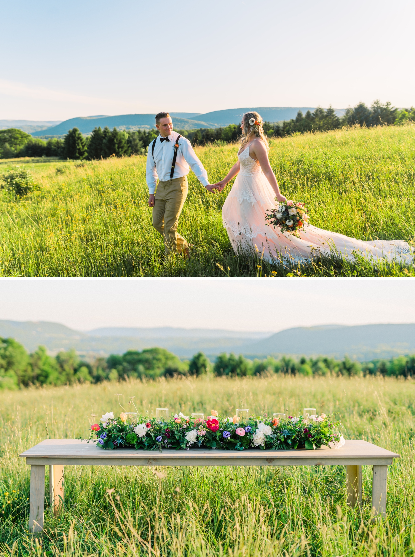 Sunset elopement in the Finger Lakes