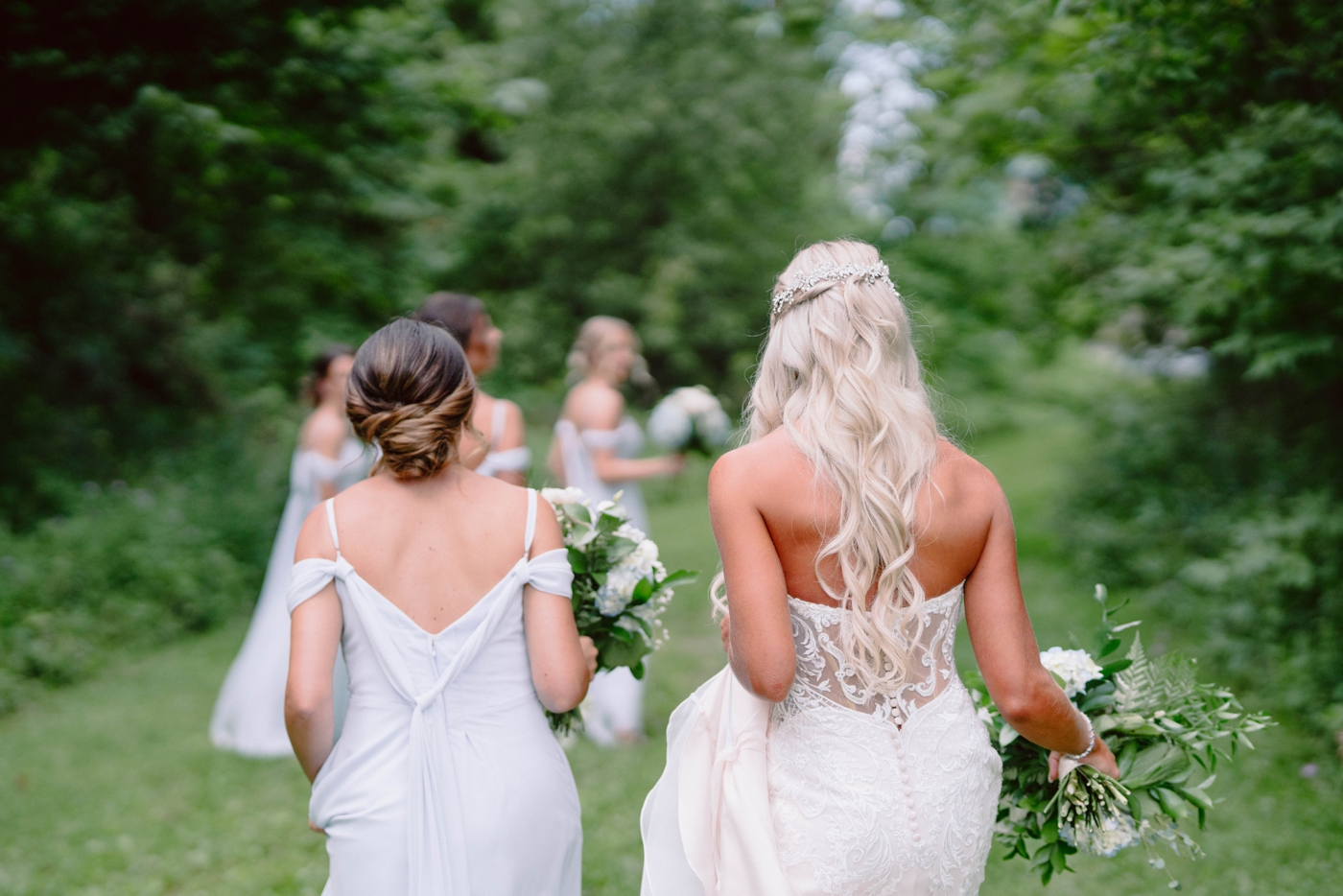 Bridal portraits at Wolf Oak Acres