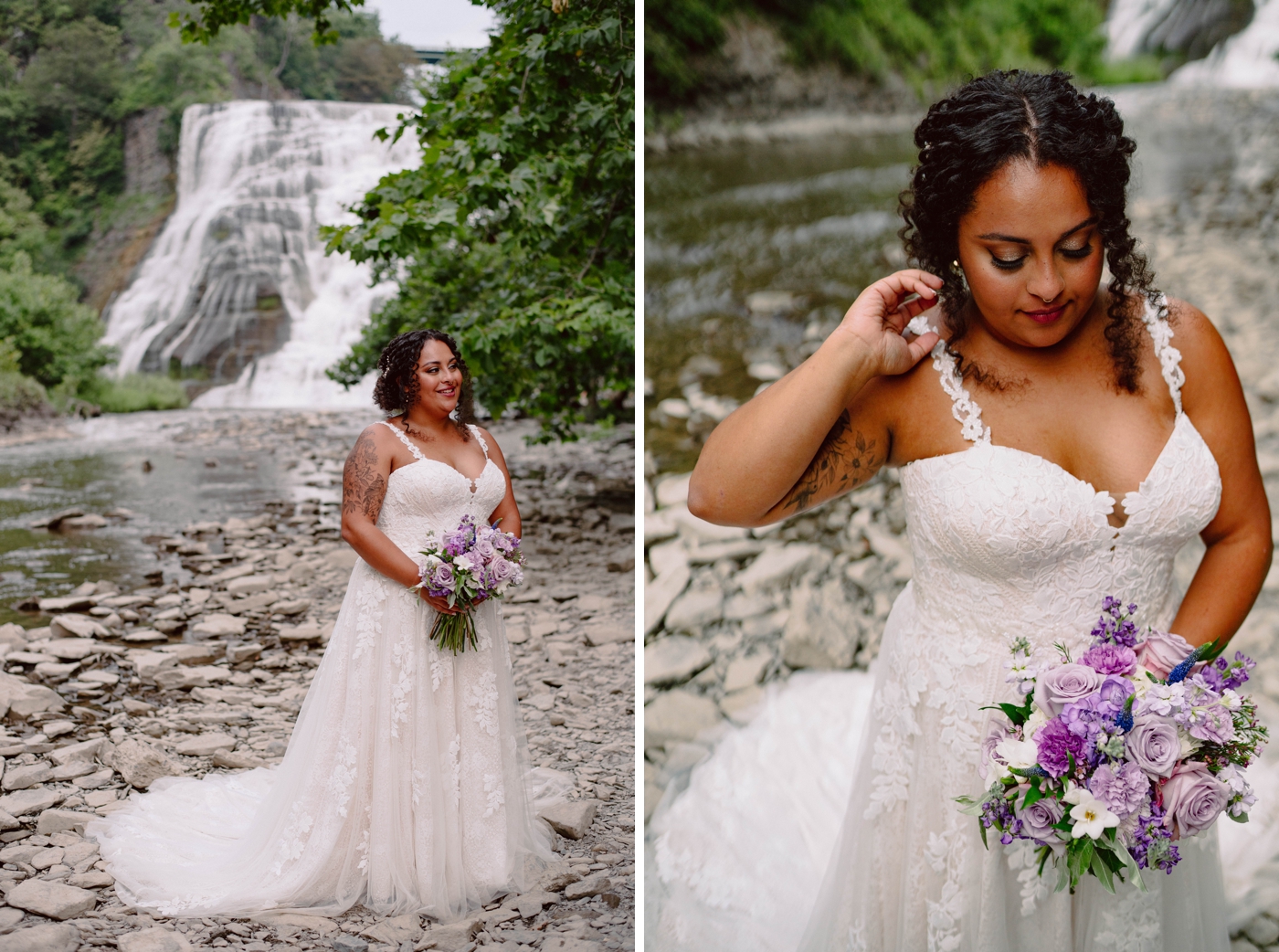 Summer wedding at Ithaca Farmers Market