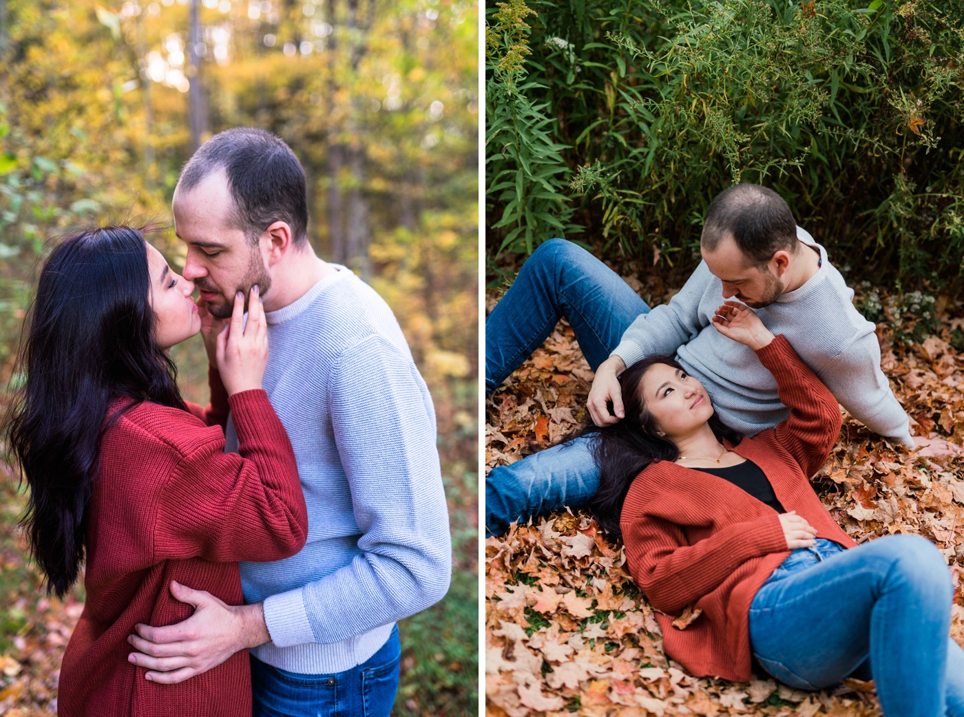 Fall engagement session in the Finger Lakes