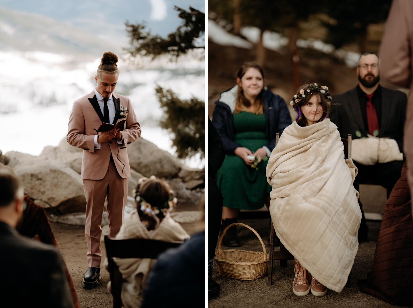 Micro wedding at Sapphire Point in Breckenridge, CO