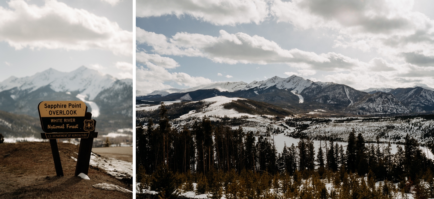 Micro wedding at Sapphire Point in Breckenridge, CO