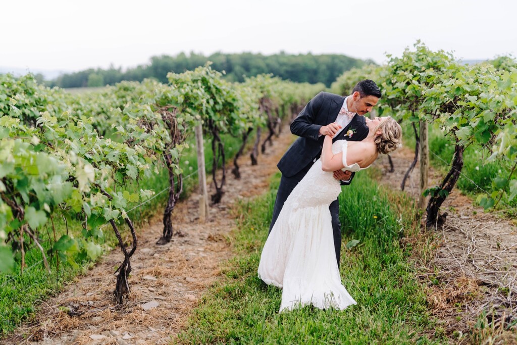 Intimate Finger Lakes Destination Wedding at Glenora Winery Wonder in