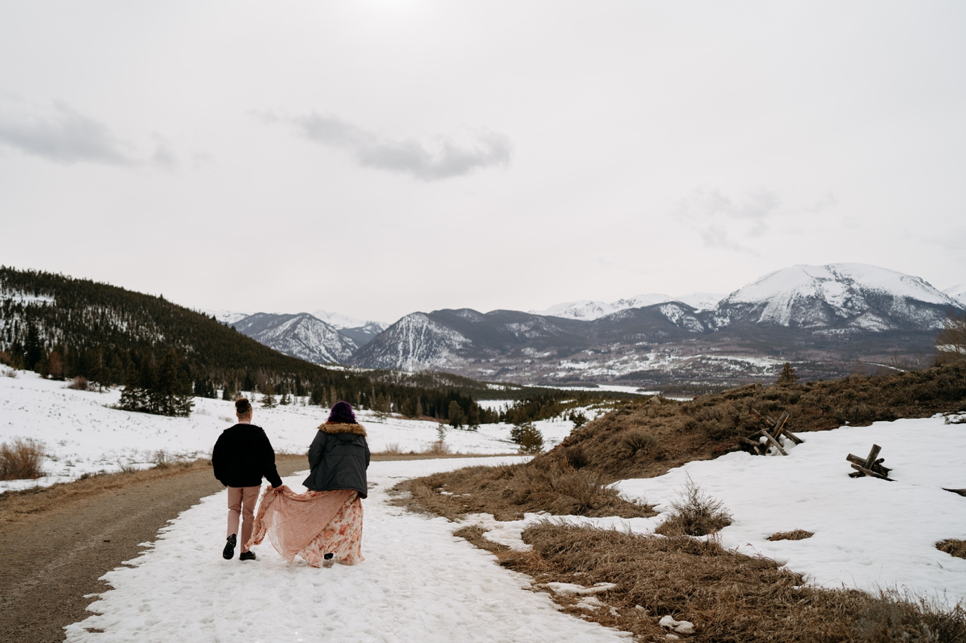 Adventure session in the mountains of Breckenridge, CO