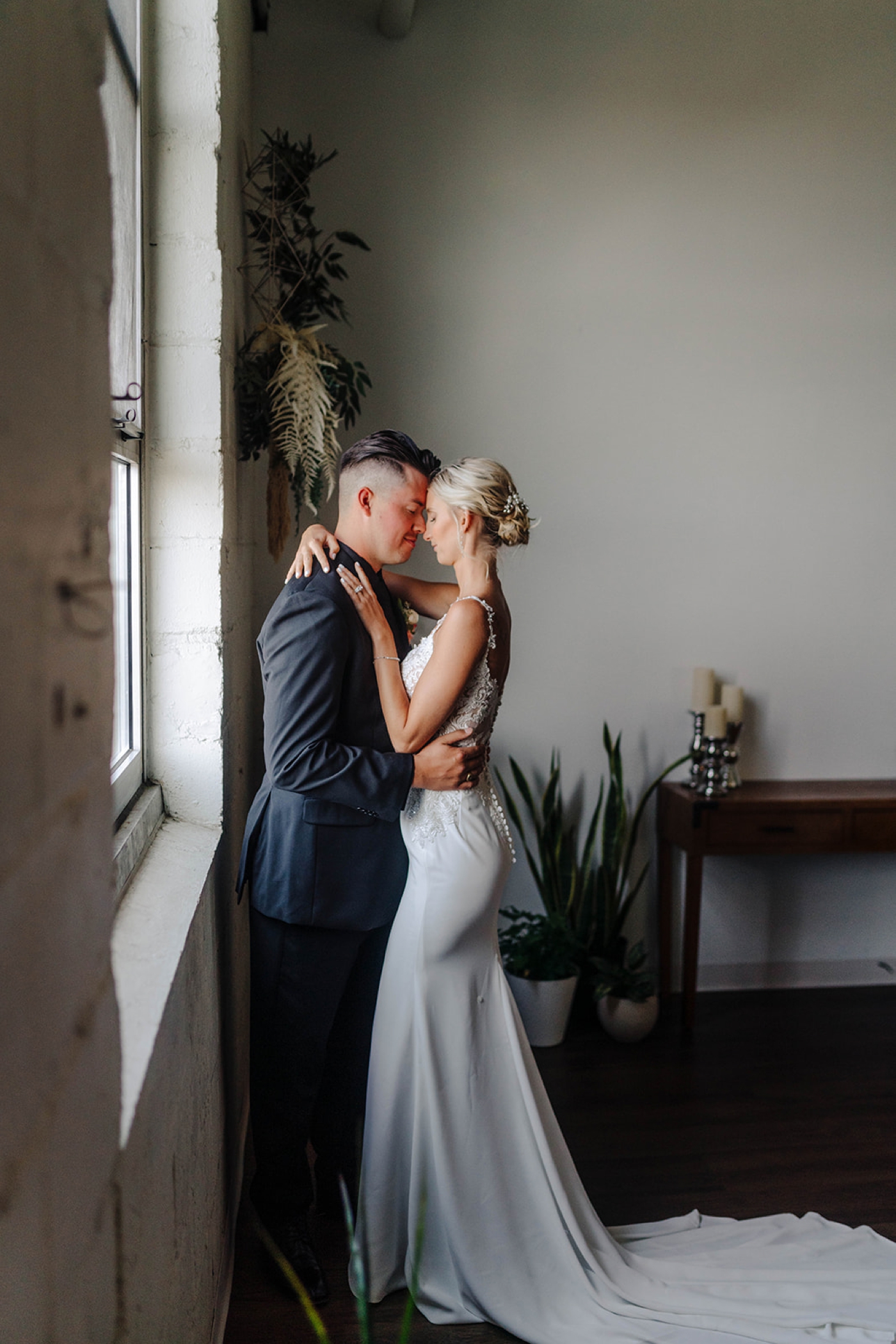 Bridal portraits at The Arbor Loft