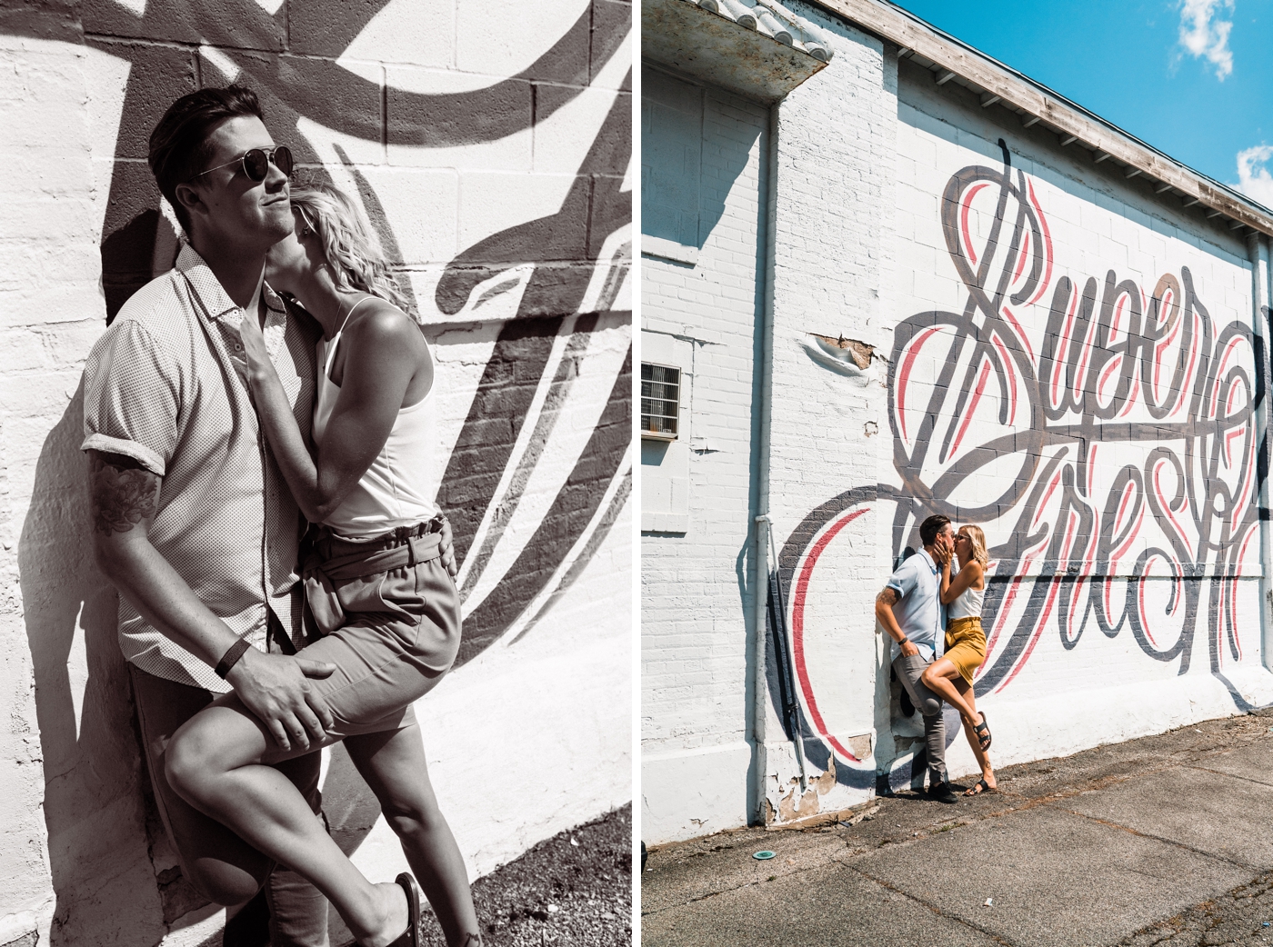 Engagement session in Downtown Rochester