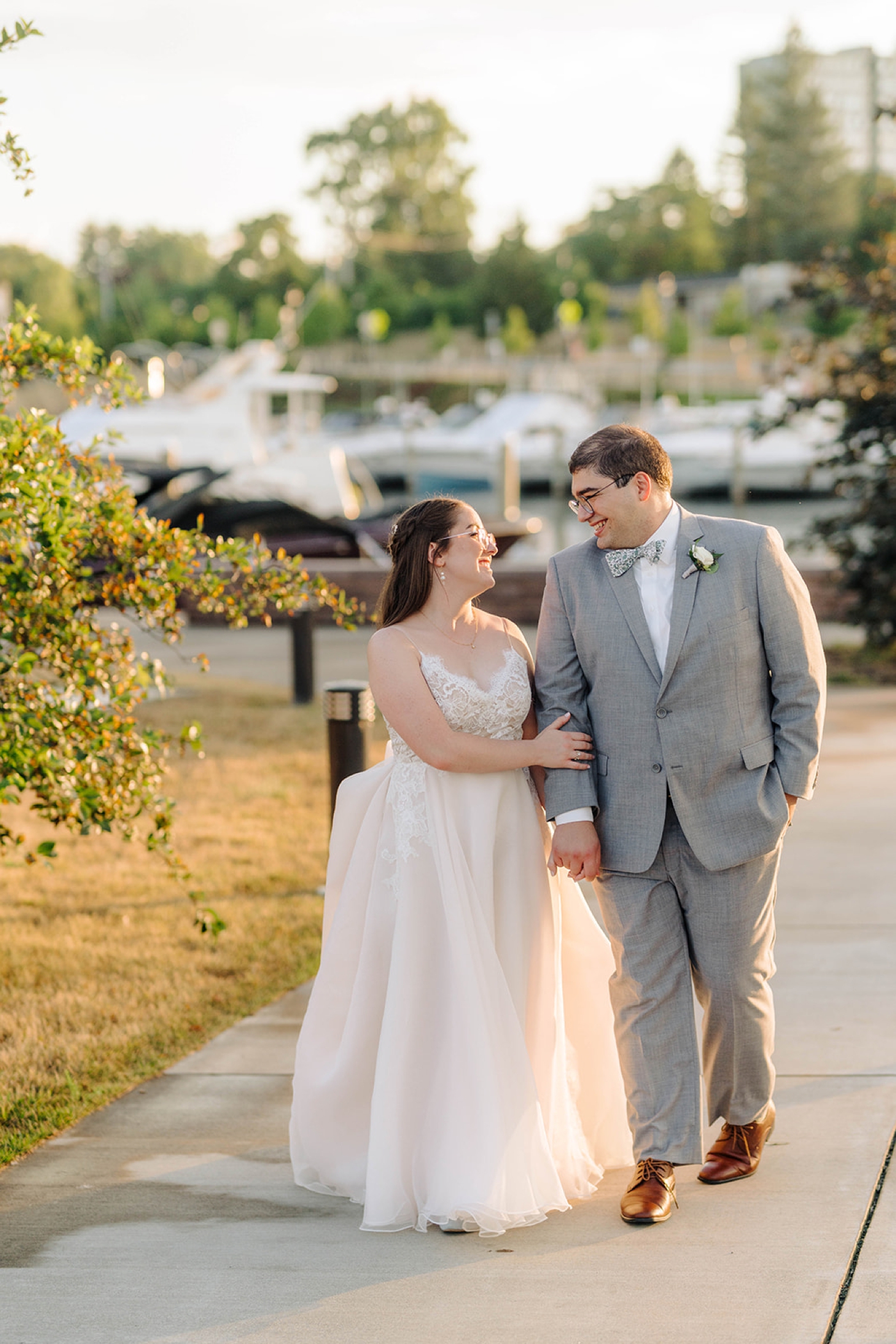 Bridal portraits at Arbor at the Port